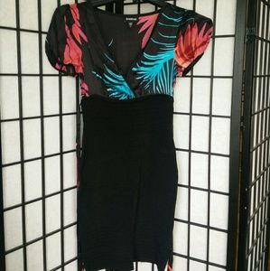 Bebe Colorful Bodycon Dress